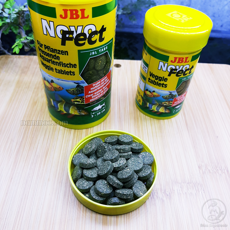 Jbl novo fect | thức ăn dán cao cấp dành cho cá cảnh, cá thuỷ sinh