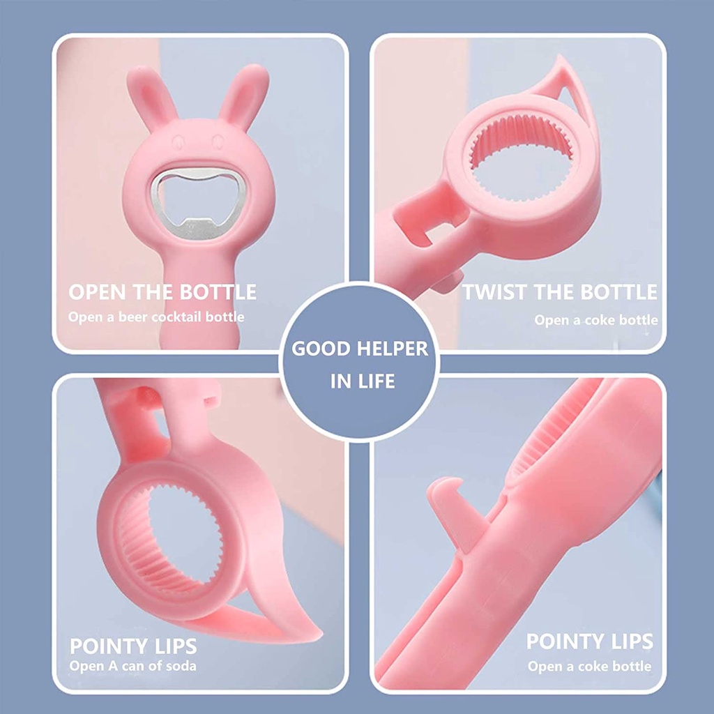 4-in-1 Multifunctional Opener, All Purpose Corkscrew For Bottle, Can, Jar & Crown Cap Home Kitchen Gadget
_voghion.com