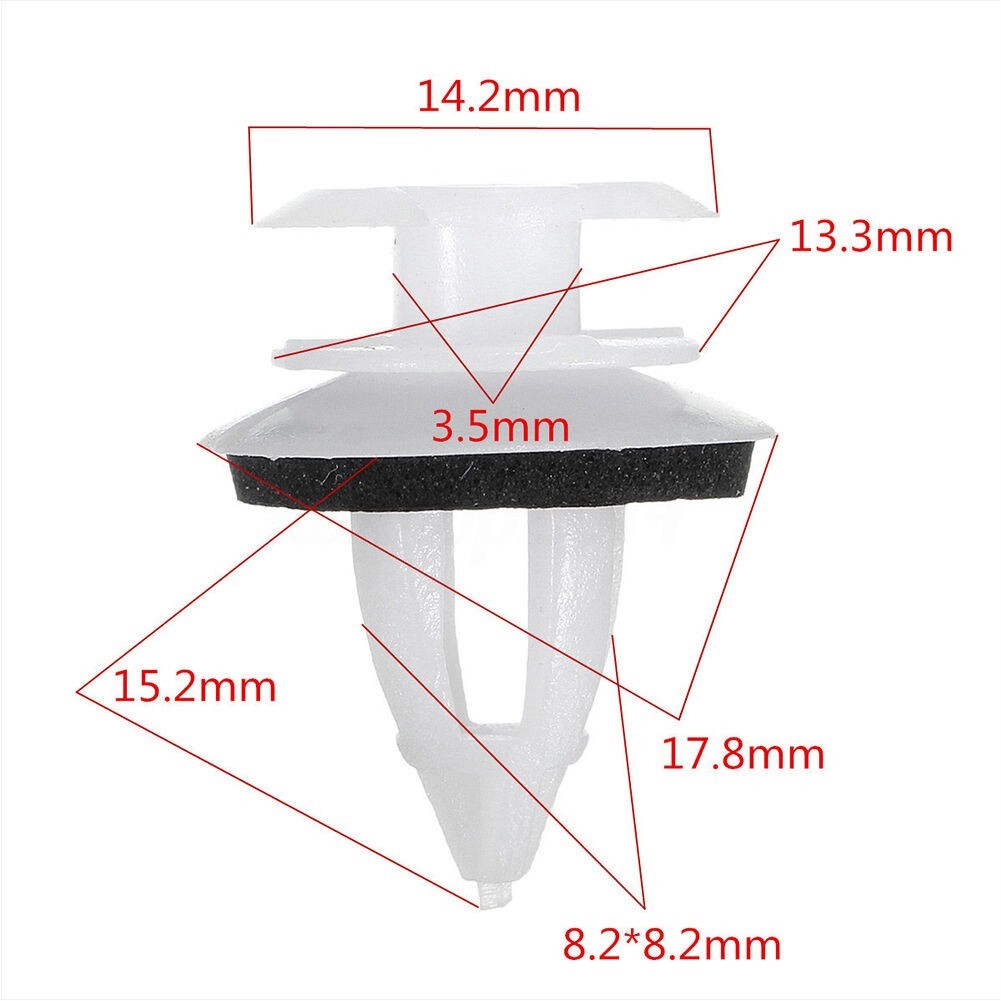 【AUTOMALLS】 20Pcs Door Panel Clips For BMW E34 E36 E38 E39 E46 With Seal Ring High Quality