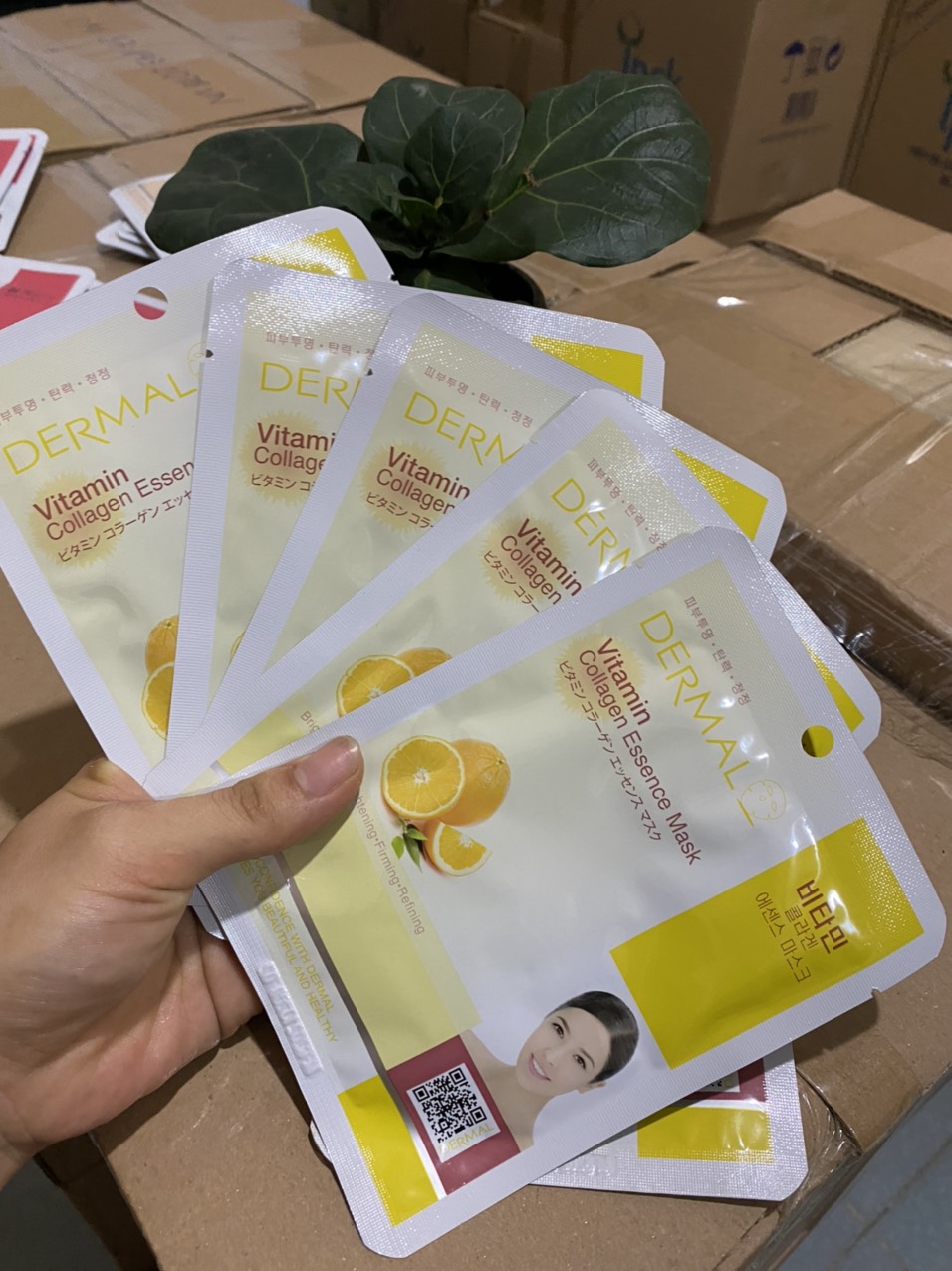 combo10 Mặt nạ Dermal Hàn quốc dưỡng da tinh chất  23g (ngẫu nhiên)