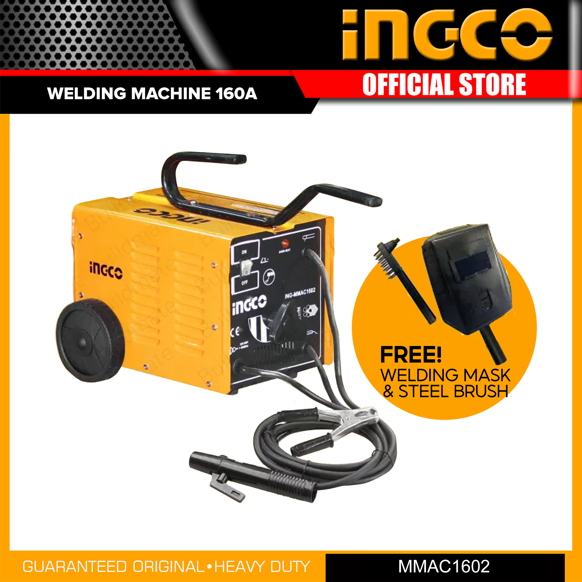 Ingco MMAC1602 Industrial IGBT MMA Welding Machine 160A IPT Lazada PH