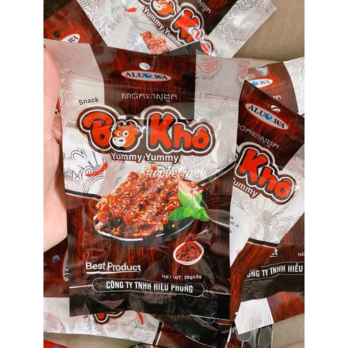 [ Sỉ ] 30 Gói Snack Bò Khô Thơm cay