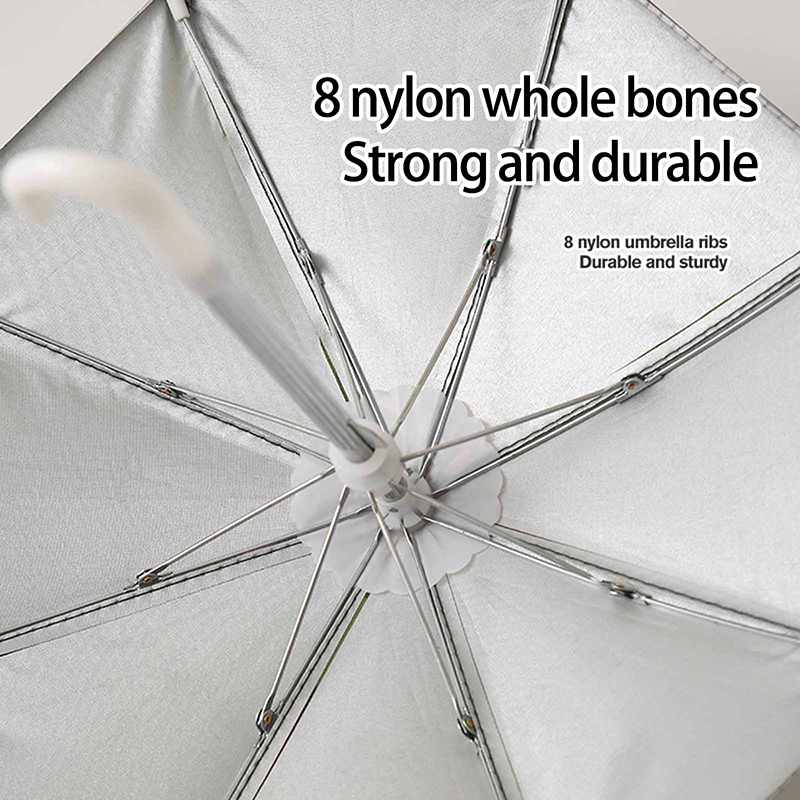 Universal Portable Mini Phone Umbrella Stand Outdoor Riding Waterproof Sunshade Mobile Phones Umbrella Bracket Holder CVFHHH. 