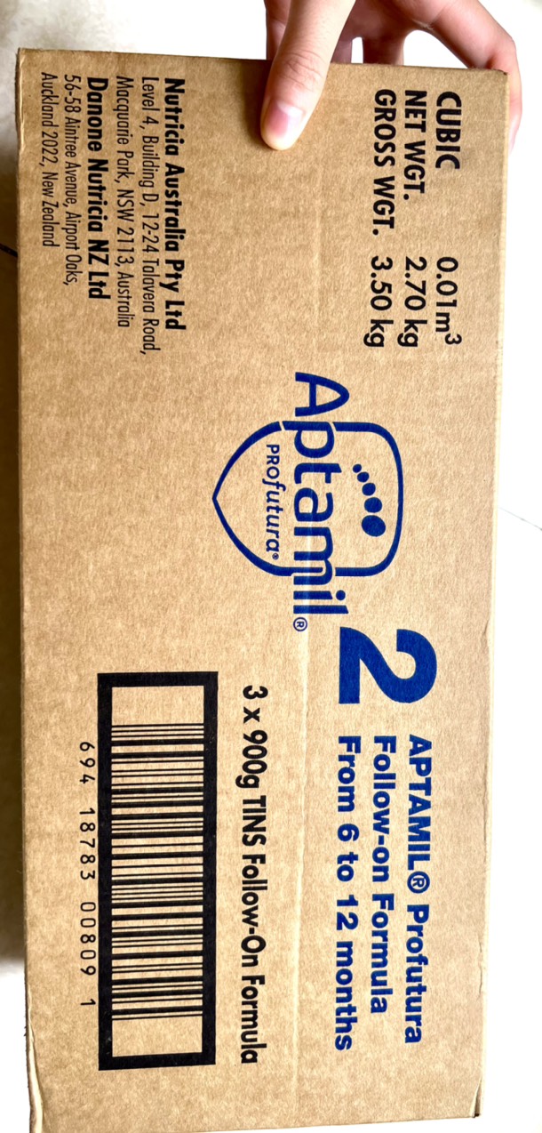 SỮA APTAMIL ÚC 900g Số 1,2,3 (mẫu mới)