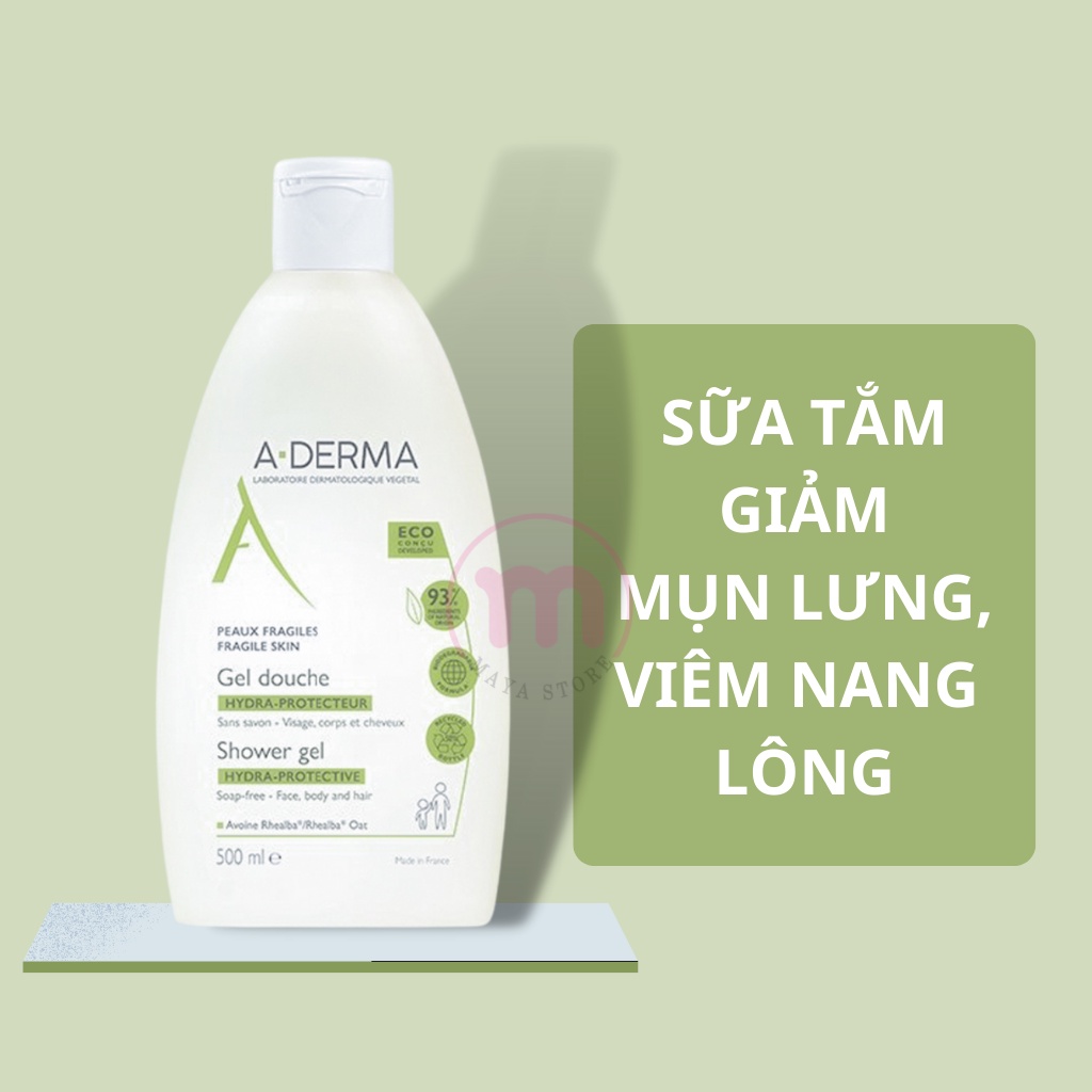 Sữa Tắm Aderma Giảm Mụn Lưng 500ml