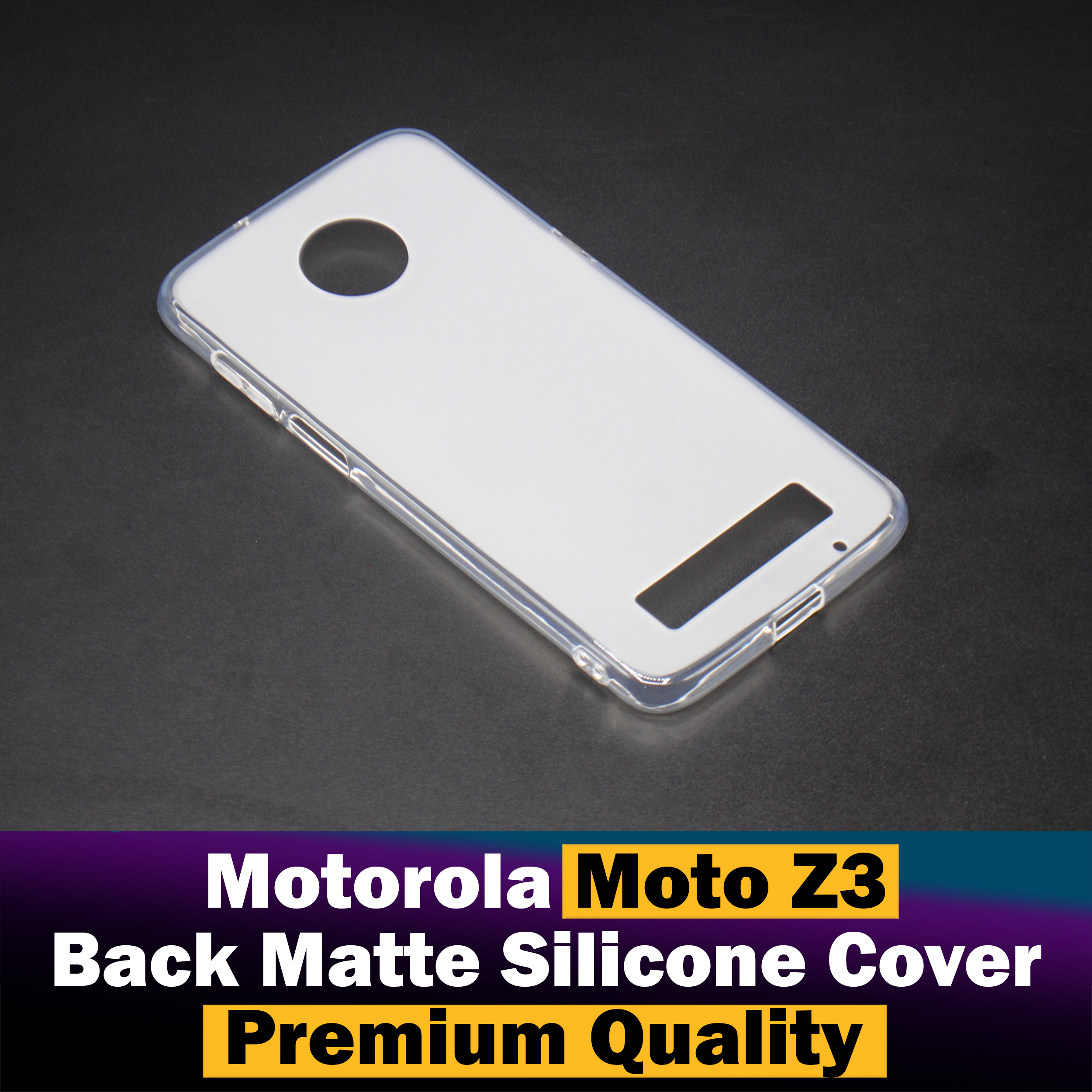 Motorola%20Moto%20Z3%20Back%20Cover%20Matte%20Style%20Sides%20Transparent%20Silicone%20Case%20For%20Moto%20Z3%20-%20Image%202