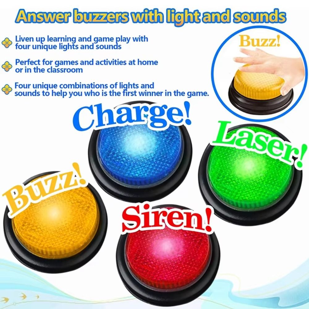 Engaging Learning Lights & Sounds Answer Buzzers Answering Quick Answer ...