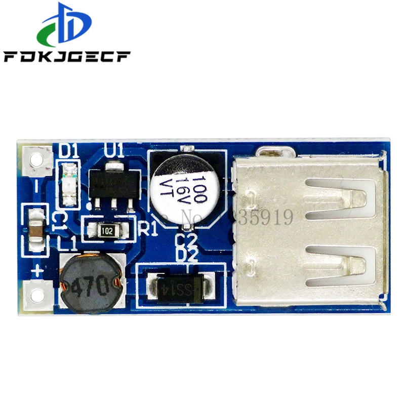 Dc-dc 0.9v-5v to 5v 600ma power bank charger step up boost converter supply voltage module usb output charging circuit board