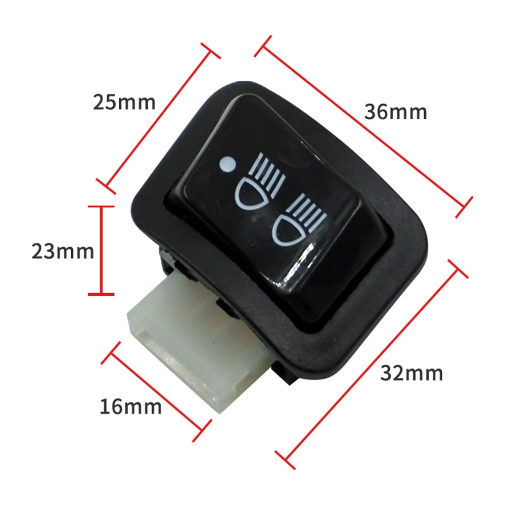 Công tắc đèn xe máy, 3 chế độ (TẮT ĐÈN - PHA - COS)  dễ dàng lắp đặt.