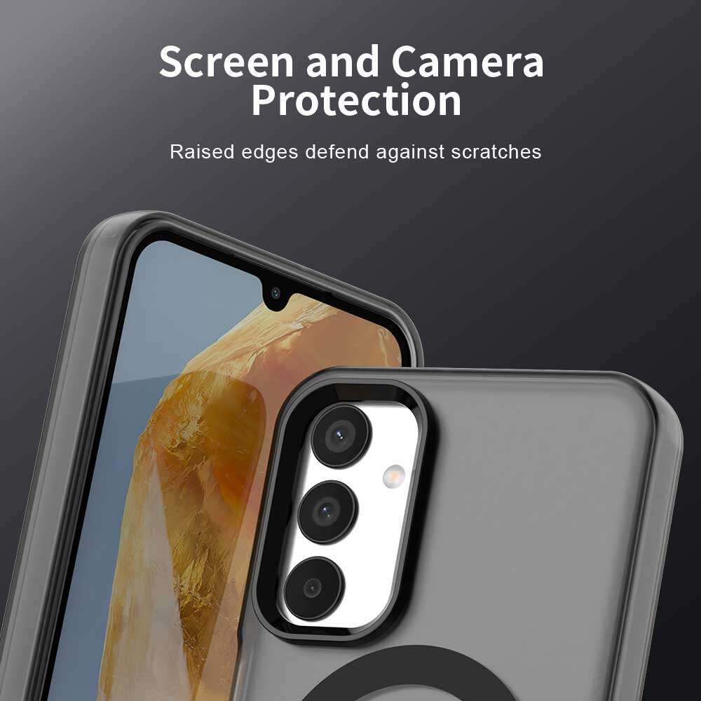 lthmy for Samsung Galaxy A36 5G A56 5G casing magnetic translucent matte back cover shockproof anti-fingerprint case. 