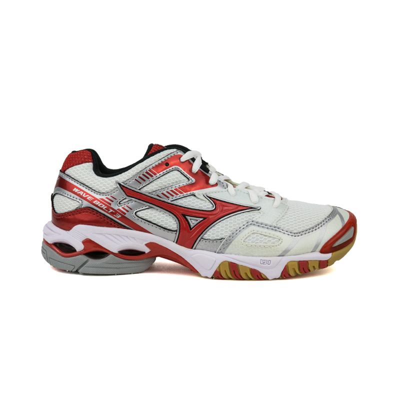 red and black mizuno volleyball shoes