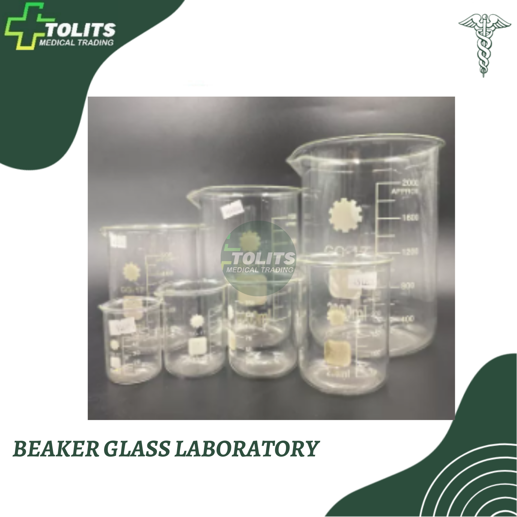 BEAKER GLASS LABORATORY (AVAILABLE IN 2L, 1L, 500ML, 250ML, 150ML, 100ML, 50ML) Lazada PH