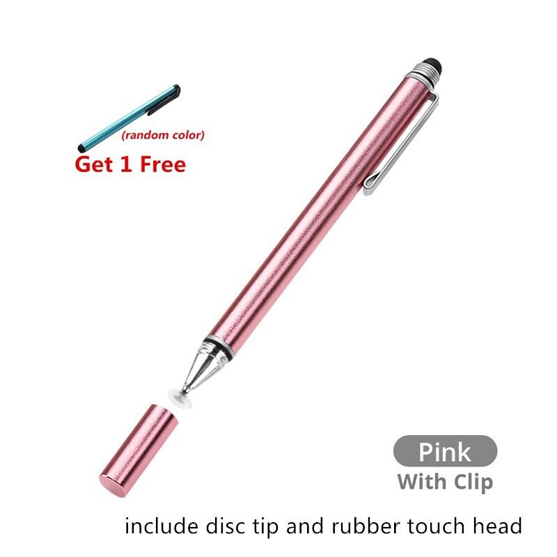 【Buy 1 Get 1 Free 】Fonken Universal 2 in 1 Stylus Stylus Drawing Digital Pen Capacitive Touch Screen Stylus Drawing Pen for Writing and Drawing Office