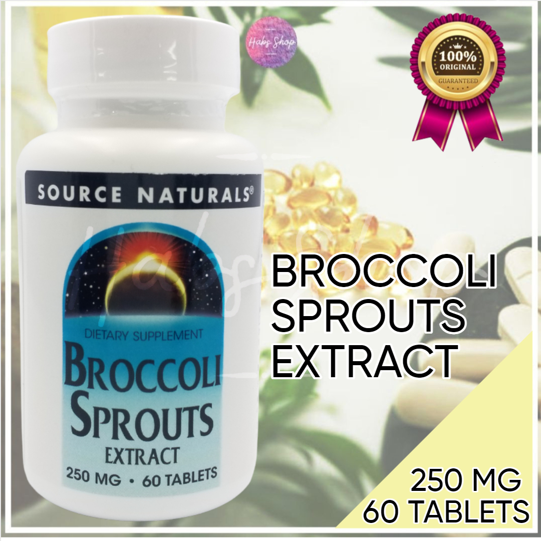 Broccoli Sprouts, Source Naturals Extract 250 mg 60 Tablets Lazada PH