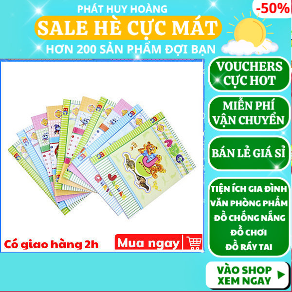 Lốc 5 - 10 cuốn tập ABC 96 trang 5 ô li loại tốt giá sỉ ( CHỌN SỐ LƯỢNG ) , vở 5 ô li , Giá rẻ , Chất lượng , Văn phòng phẩm , Vở học sinh , Vở viết chữ đẹp , đồ dùng học tập, Phát Huy Hoàng