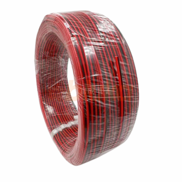 Cuộn Dây Điện Đôi AWG Đỏ Đen Lõi 0.3mm [CUỘN 100M]
