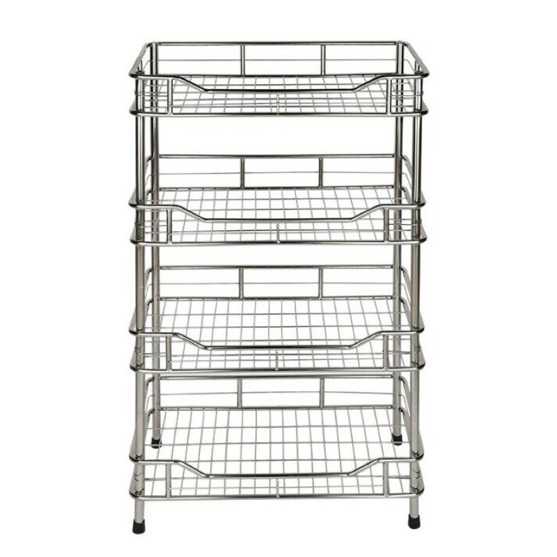 Kệ chén inox đứng 2, 3, 4 tầng