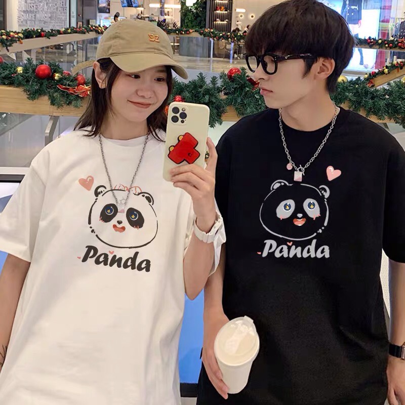 Áo đôi logo gấu pan