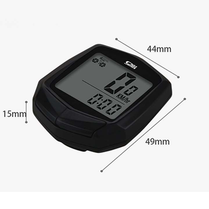 Đồng hồ đo tốc độ xe đạp màn hình Lcd chống nước Sunding
