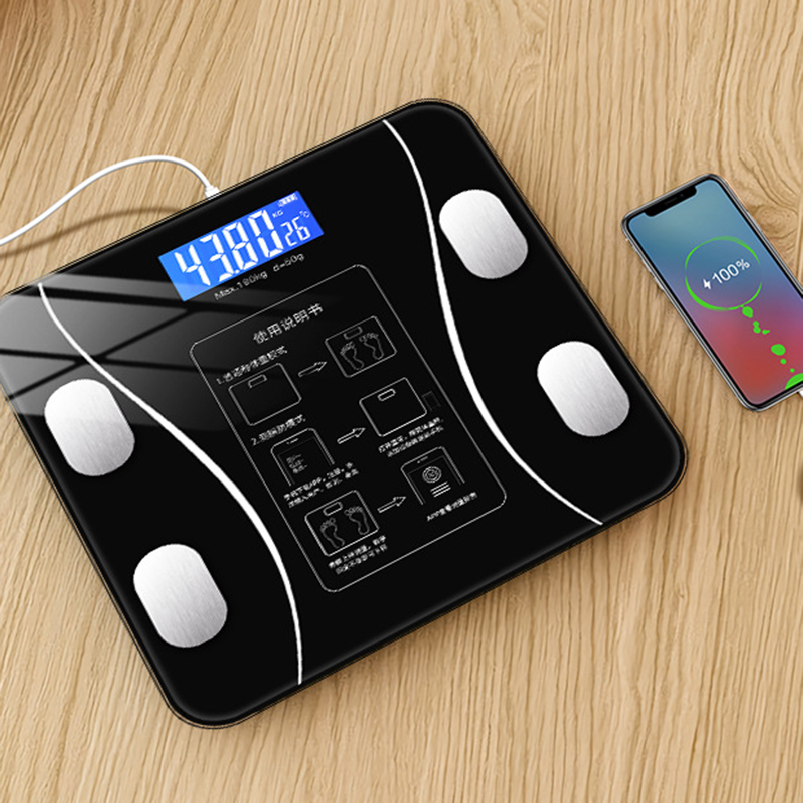 BMI Cân Phân Tích Thành Phần Cơ Thể Chống Vỡ Kính Dày