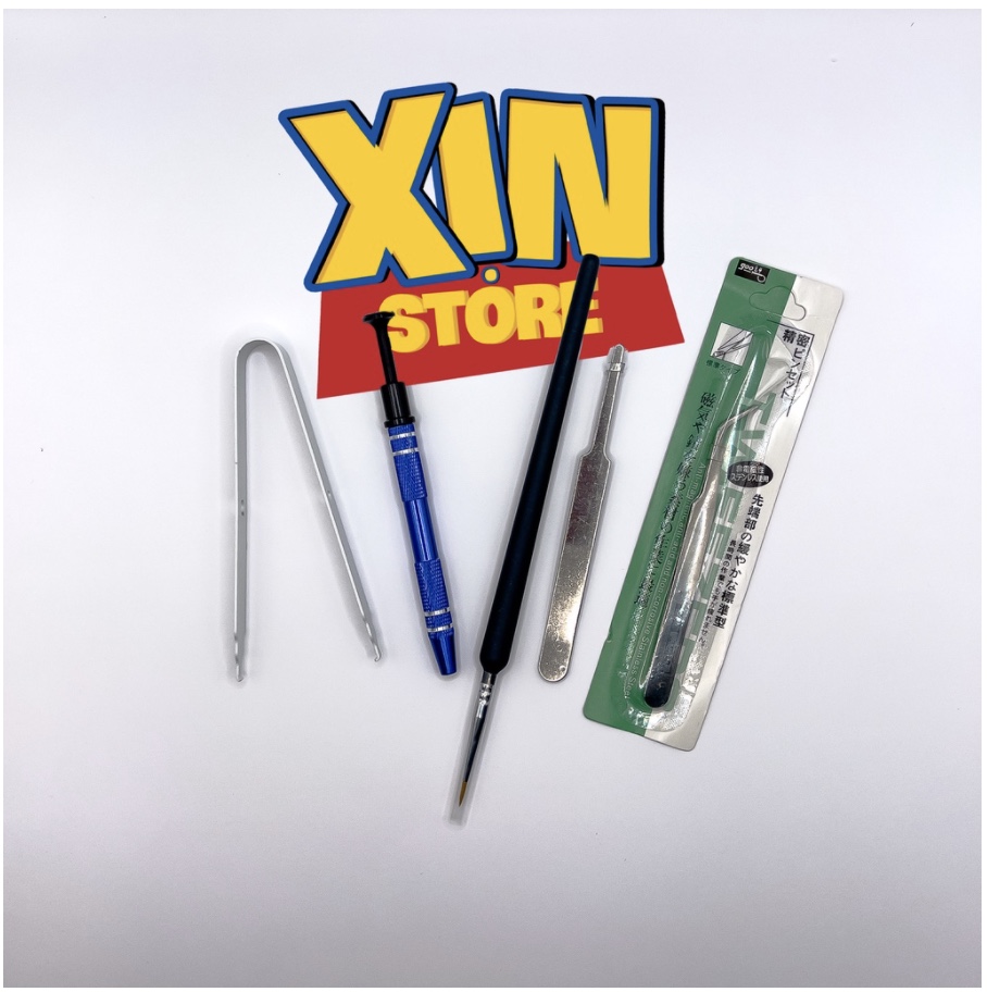 Dụng cụ lube switch, lube stab, switch puller | slider/stem picker | tweezers/panh kẹp | cọ lube chuyên dụng- xinstore68