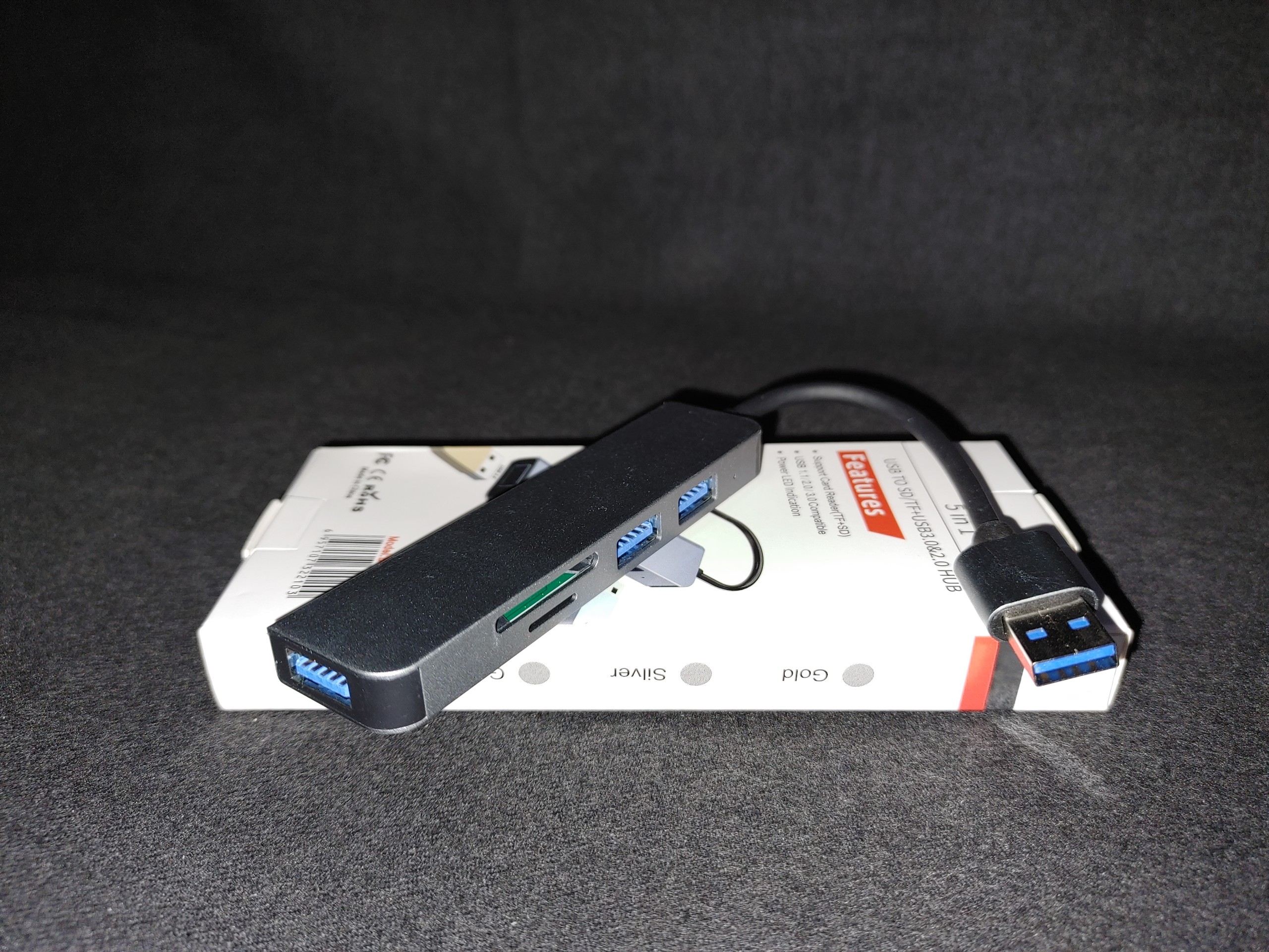 Bộ Chia USB - Hub USB to USB/ SD/ 3.0 - 5 in 1