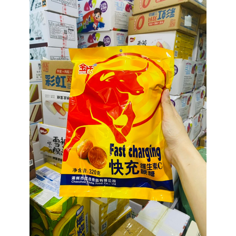 KẸO NGẬM BÒ HÚC 320g- siêu hot