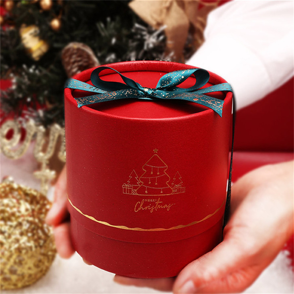 Christmas Candy Box Christmas Eve Apples Hug Bucket Gift Packing Box Party Decoration Christmas Decorations Supplies Christmas Candy Box Packing Christmas Eve Apples Gift