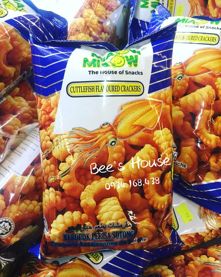 Bánh Snack Miaow Miaow Malaysia Gói 60G