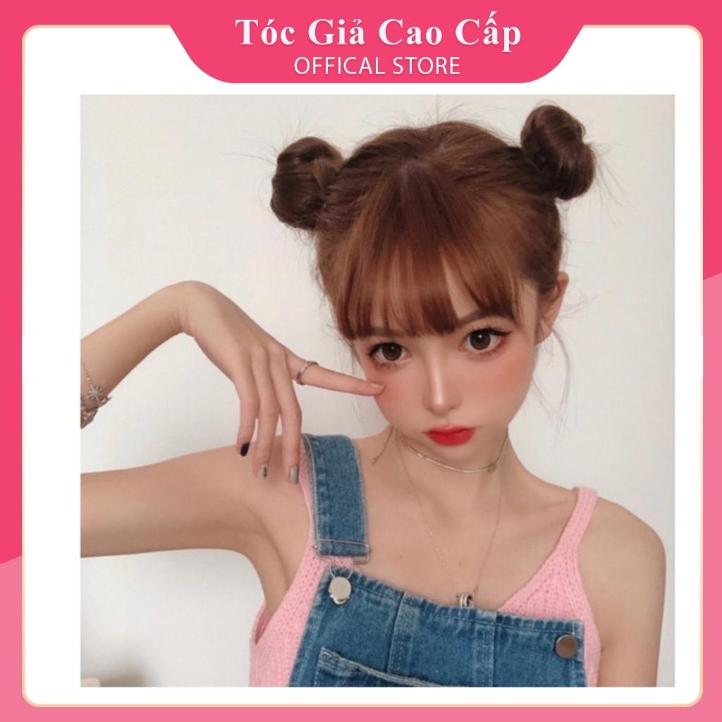 Tóc giả búi nữ đẹp😍FREESHIP😍 búi cột thẳng tóc giả, giá 1 cái