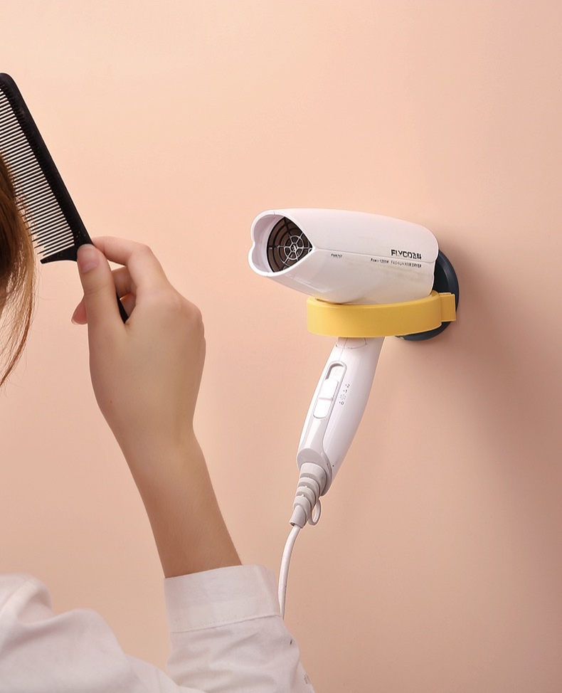 Giá Treo Máy Sấy Tóc Gắn Tường Dán Tường 01