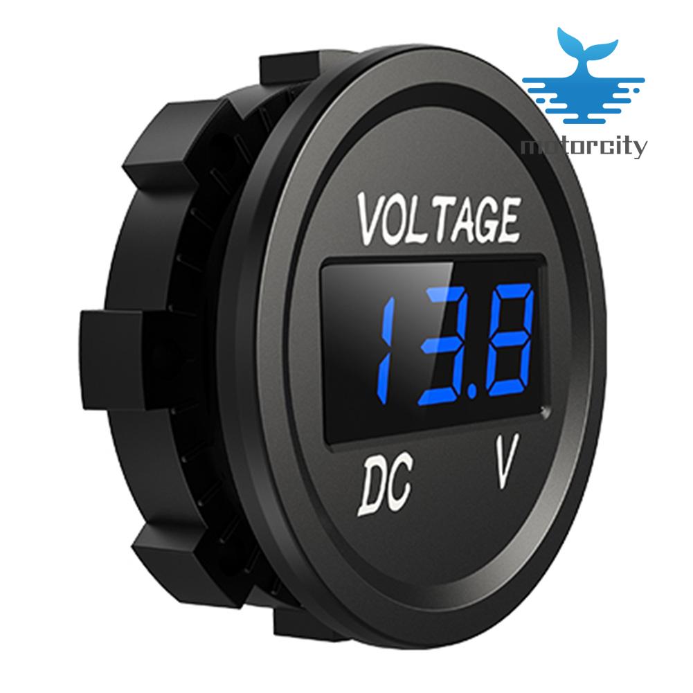 D1 Car Motorcycle 12-24V Digital Panel Voltmeter LED Display Voltage Meter
