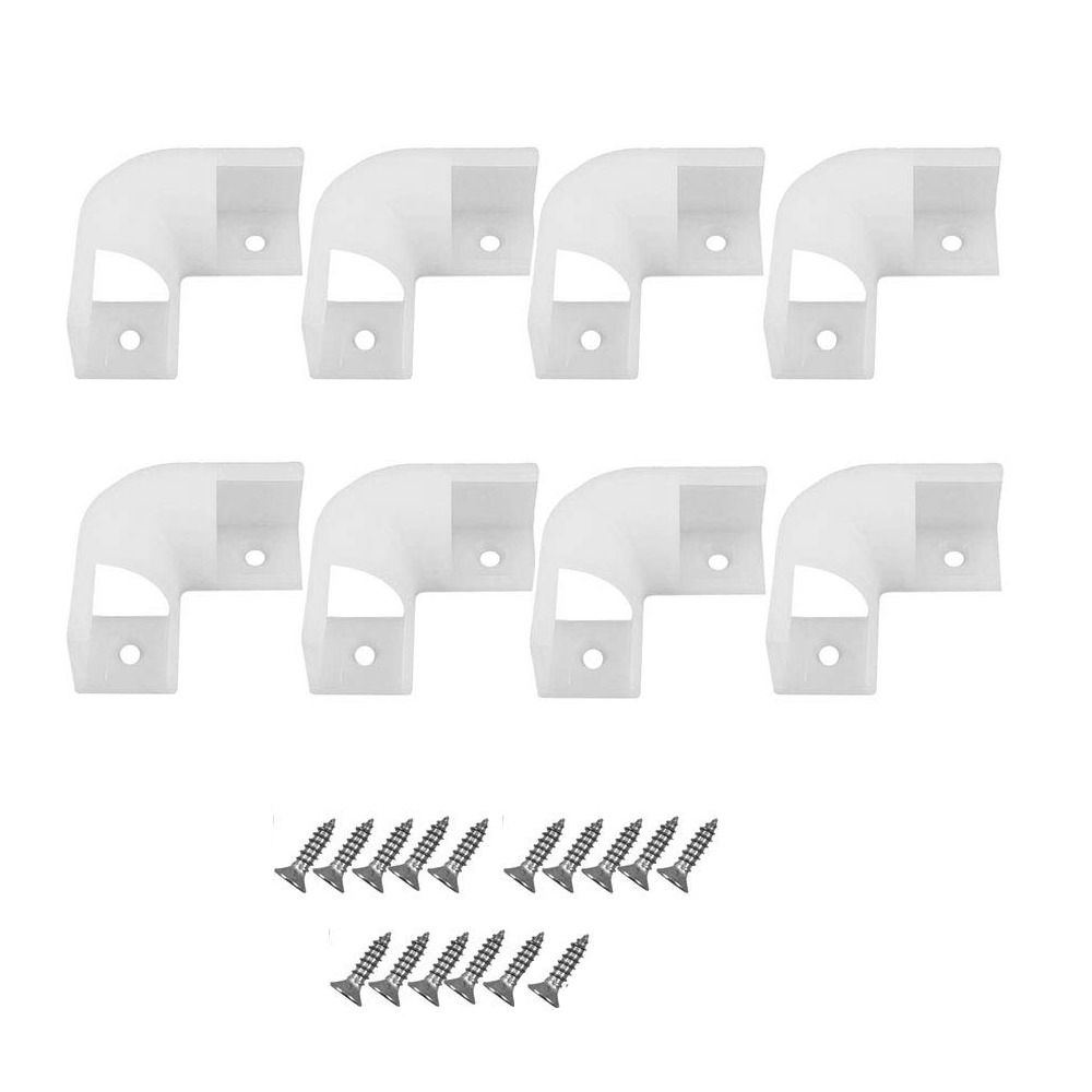 KIOHFUB 16x16mm Led Aluminum Channel Corner Kit L Shape White L Shape kiohfub-16x16mm-led-aluminum-channel-corner-kit-l-shape-white-l-shape