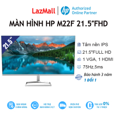 Màn hình máy tính LCD HP M22F 21.5″FHD 1920×1080/IPS/60HZ/5MS (Đen) – Hàng chính hãng new 100%
