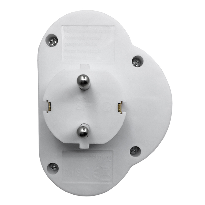 1 Piece EU Standard Multiple Plug with Outlet Switch Plug Power Adapter Socket EU Plug