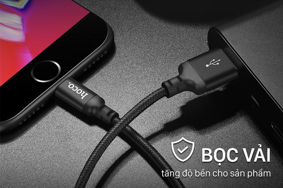 Dây cáp sạc Hoco X14 Lightning Cáp Tai nghe ốp