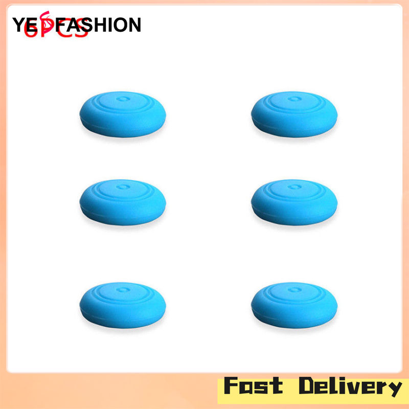 Yesfashion Store IN stock 6 Pcs Silicone Thumbstick Thumb Stick Grip Caps Cover for Nintend Switch Joy-Con Controller
