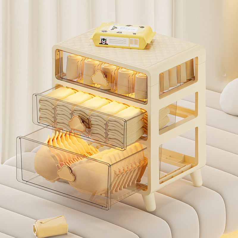 Storage box storage box Drawer storage box Household socks storage box Drawer finishing box Frame sorting box
