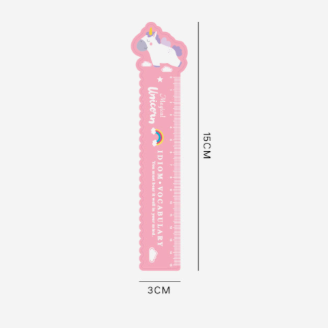 Thước Kẻ 15cm Nhựa Dẻo - Bền và Đẹp