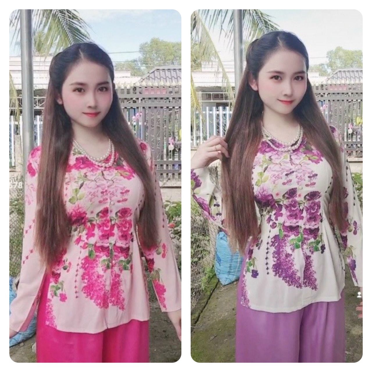 BỘ BÀ BA LẠP THỂ LỤA PHÁP IN 4D