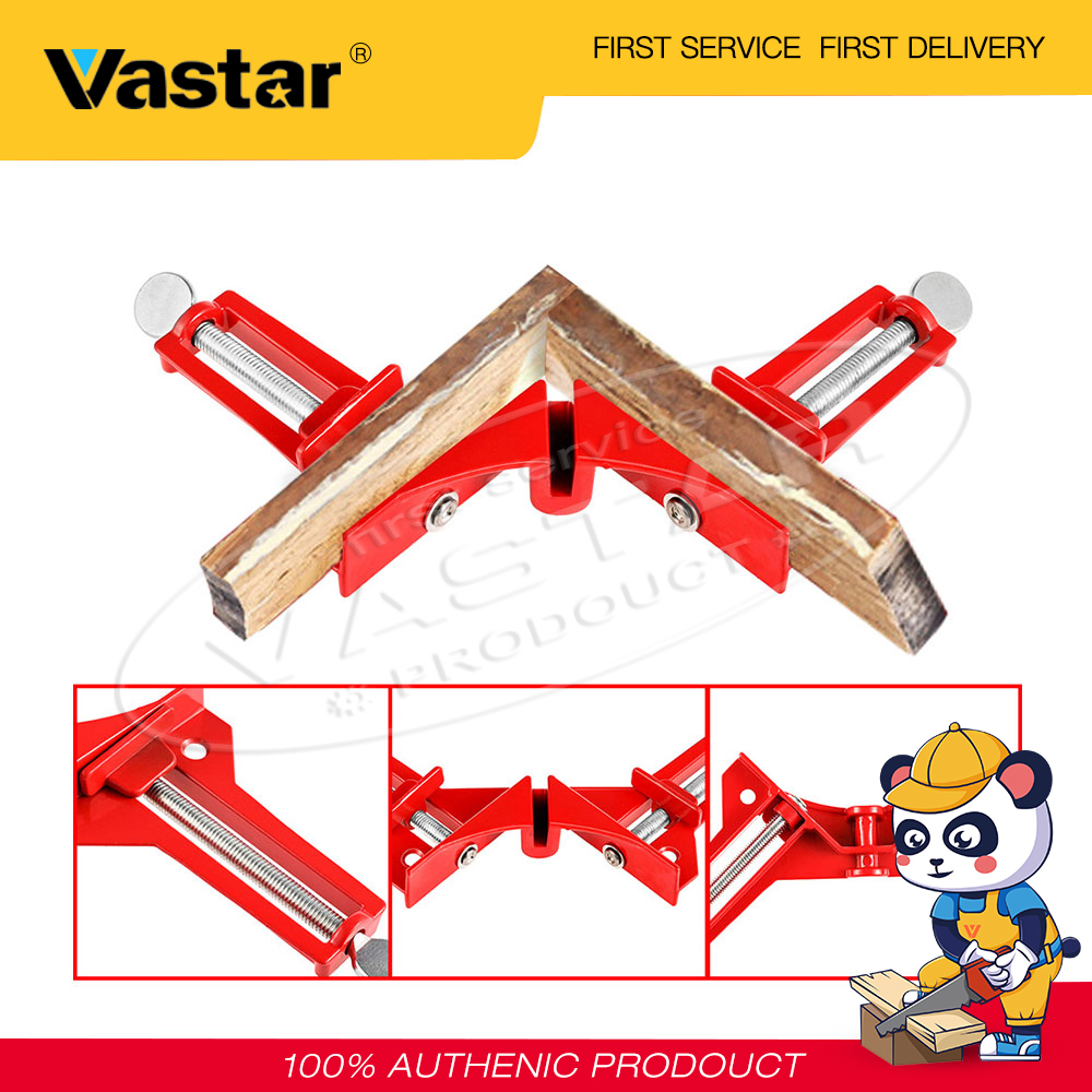 Vastar 75mm Picture Frame Corner Clamp 90 Degree Right Angle Woodcraft Clips Woodworking Tool Multifunction Portable