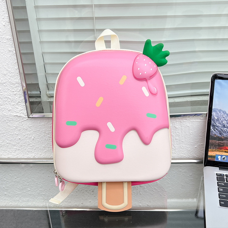 AMILA New cute school bag, fashionable children's backpack, cute kindergarten school bag, baby lightweight dessert pattern bag