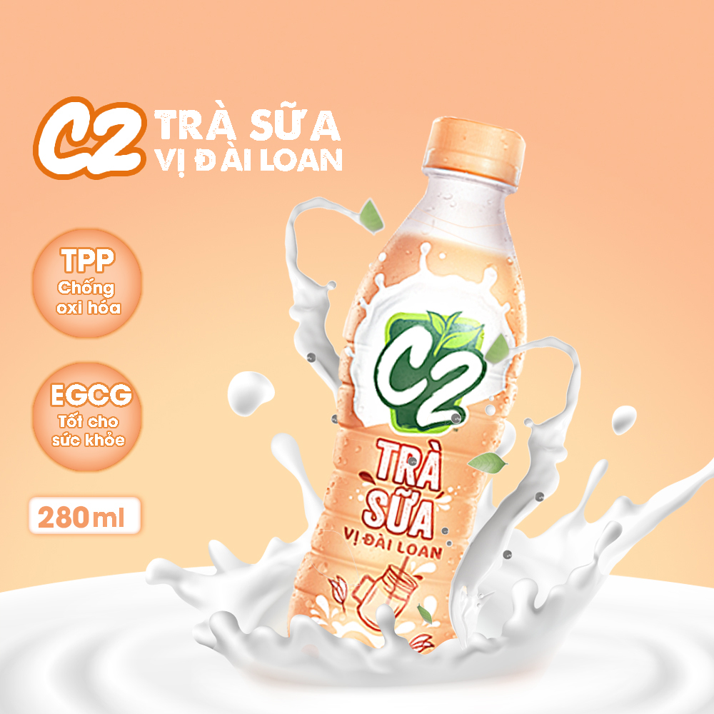 Trà sữa C2 vị Đài Loan 280ml