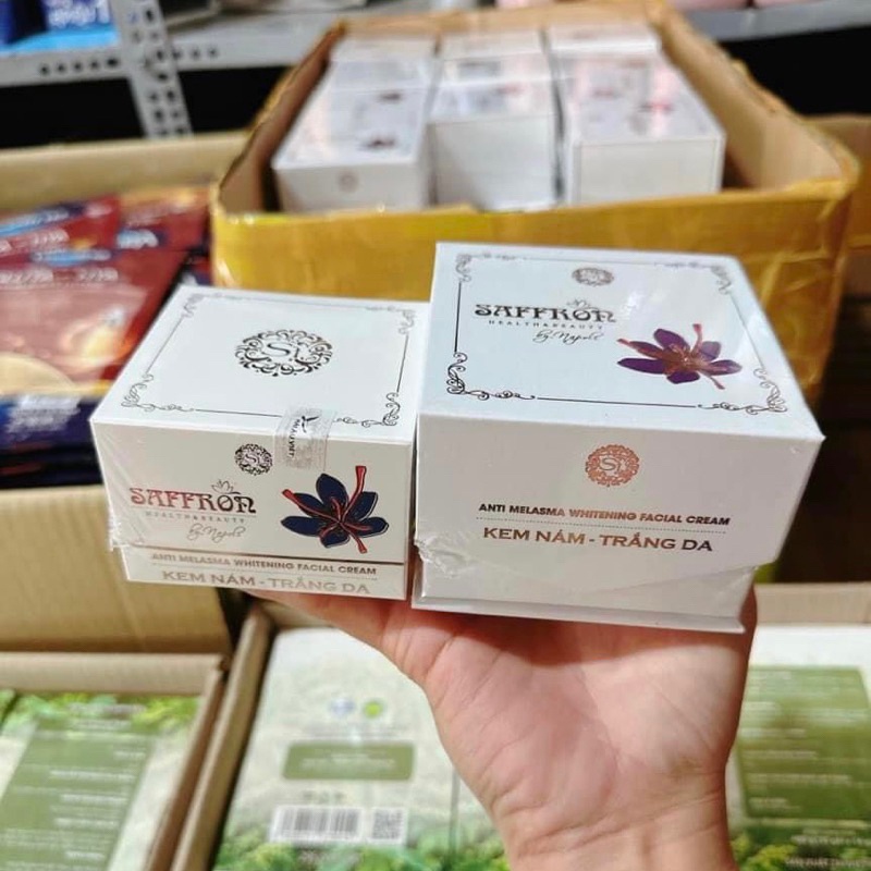 Kem Face Saffron Napoli - Kem Face Giảm Nám Dưỡng Trắng Da Hải Âu Việt chiết xuất nghệ tây