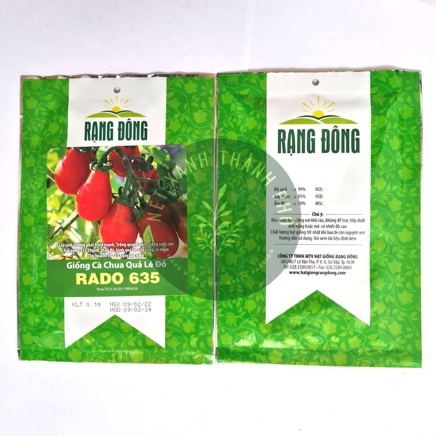 Hạt giống Cà Chua Quả Lê Đỏ, cà chua trái lê, rất sai quả 0.1gr