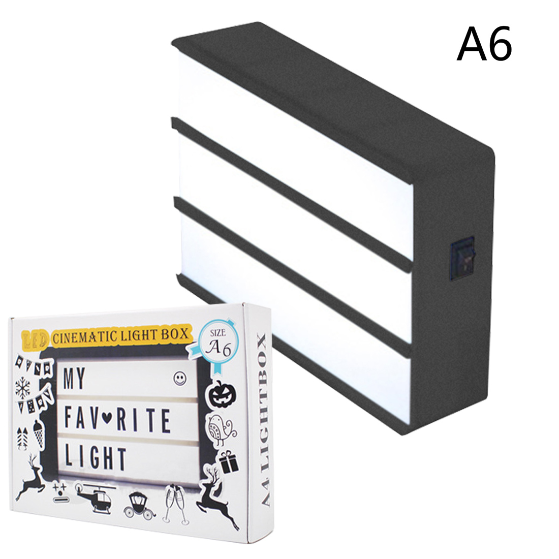 Up Sign For Box 【Buy with eyes closed】Cinematic LED Porch Light Up Sign Box Lightbox ...