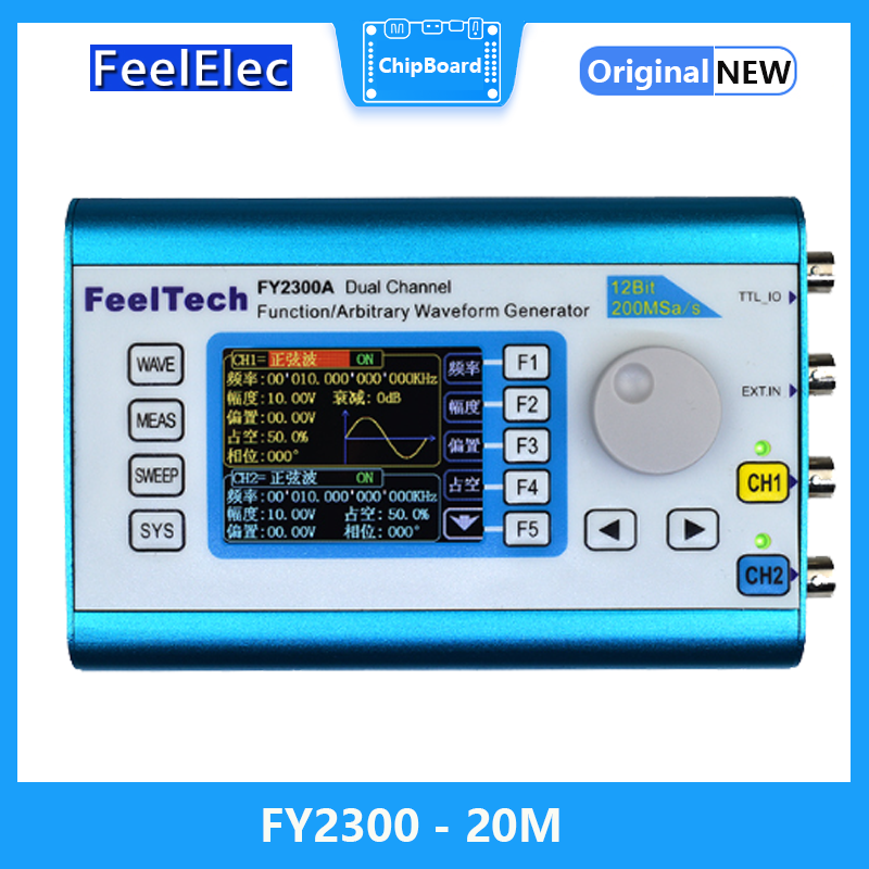 Feeltech FY2300 12M 20M Digital DDS DualChannel Function Frequency