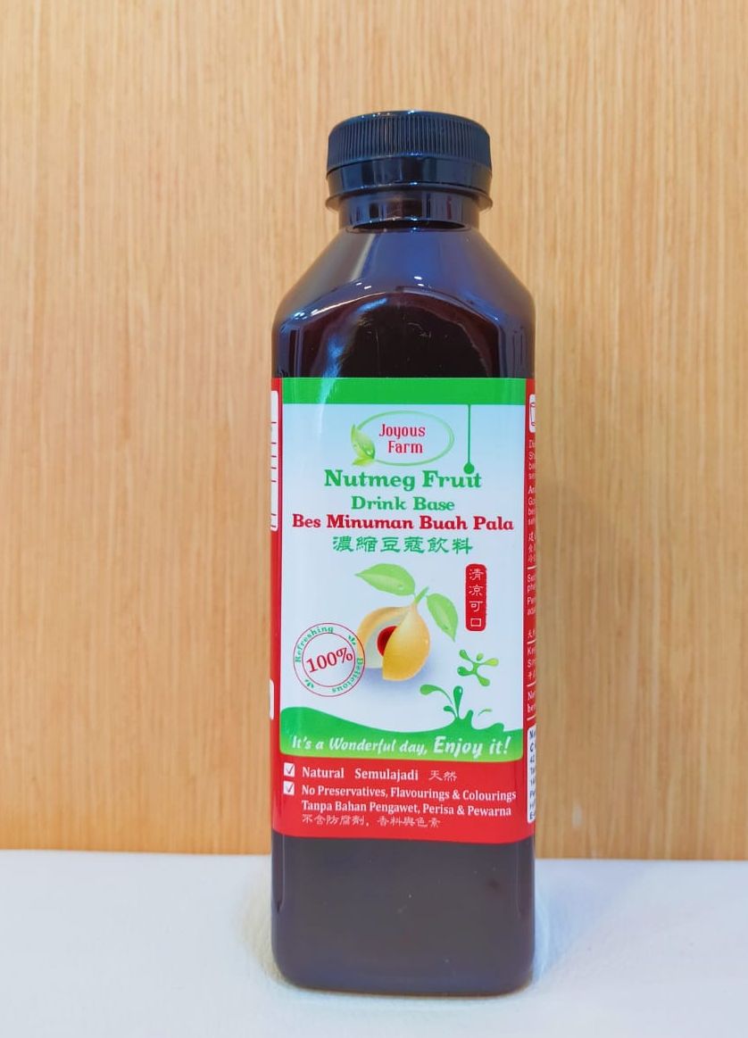 JOYOUS FARM NUTMEG FRUIT DRINK BASE (500ml) 梹城浓缩荳蔻汁 Lazada