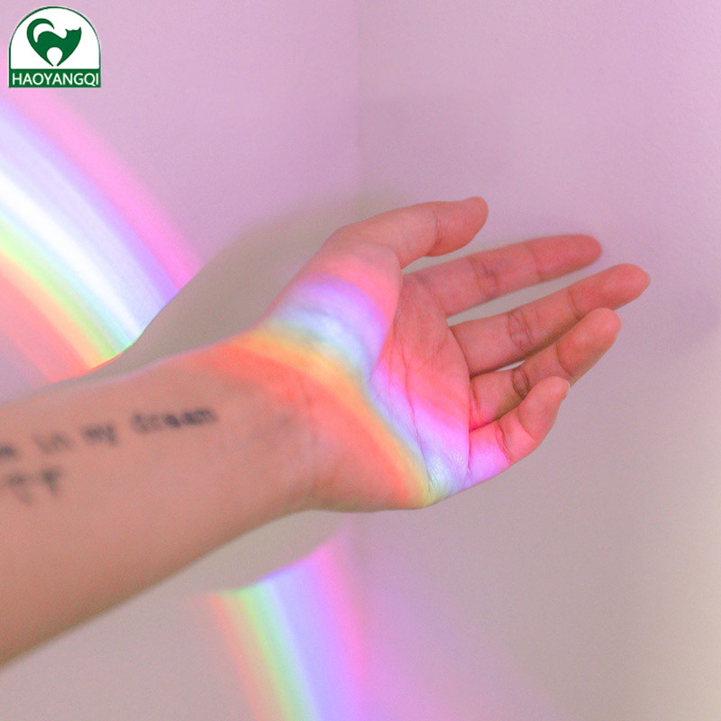 Night light shell rainbow projector making machine colorful romantic dream bedside starry sky Decorative lamp