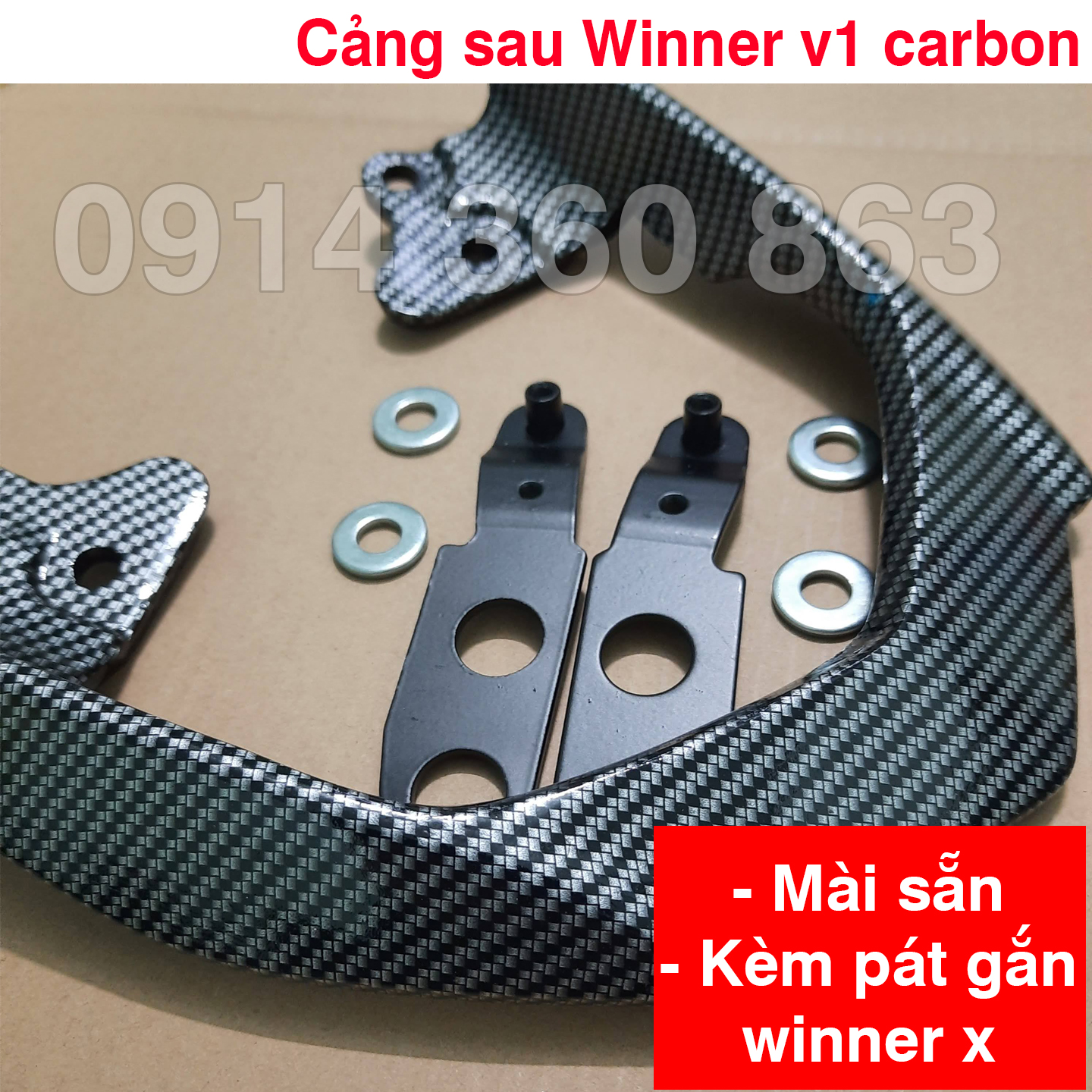 Cảng sau winner x / Tay dắt winner v1 (kèm pát gắn)
